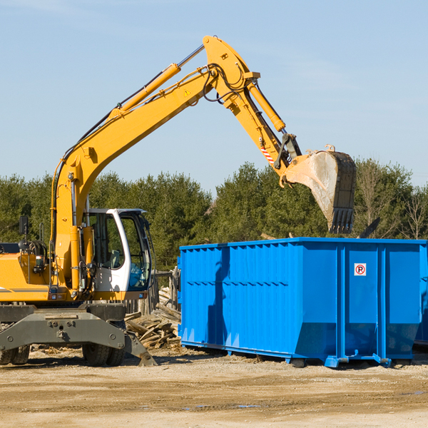 is there a minimum or maximum amount of waste i can put in a residential dumpster in Bear Creek TX